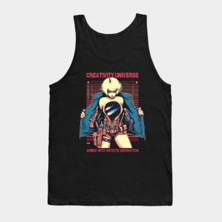 Creativity Universe, armed with artistic inspiration Tank Top